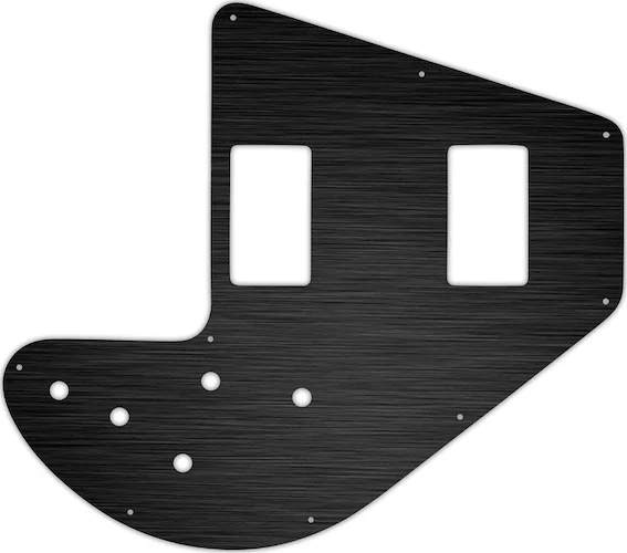 WD Custom Pickguard For Gibson 1975-1983 Ripper Bass #27T Simulated Black Anodized Thin