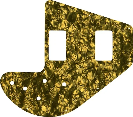 WD Custom Pickguard For Gibson 1975-1983 Ripper Bass #28GD Gold Pearl/Black/White/Black