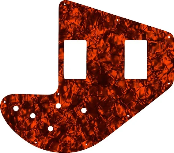 WD Custom Pickguard For Gibson 1975-1983 Ripper Bass #28OP Orange Pearl/Black/White/Black