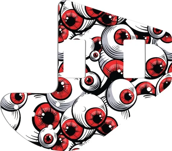 WD Custom Pickguard For Gibson 1975-1983 Ripper Bass #GHA01 Red Eye Graphic