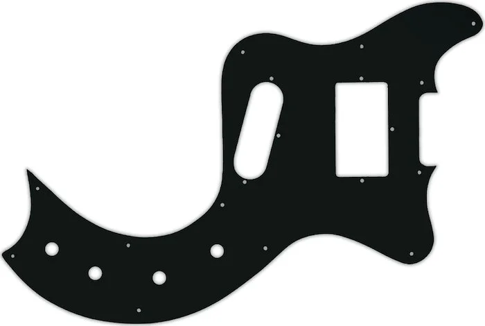 WD Custom Pickguard For Gibson 1978 Marauder #01A Black Acrylic