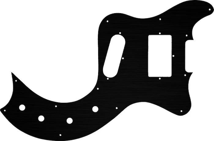 WD Custom Pickguard For Gibson 1978 Marauder #27T Simulated Black Anodized Thin