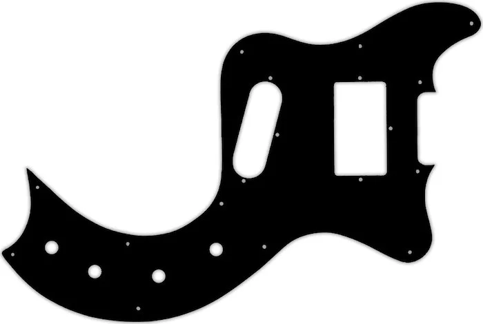 WD Custom Pickguard For Gibson 1978 Marauder #29T Matte Black Thin