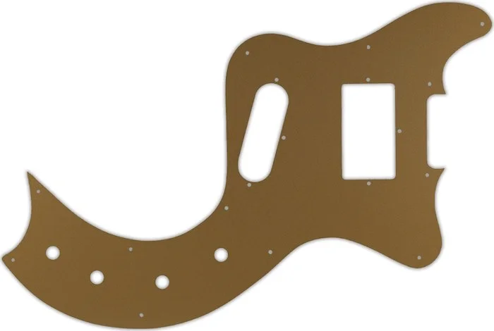 WD Custom Pickguard For Gibson 1978 Marauder #59 Gold/Clear/Gold