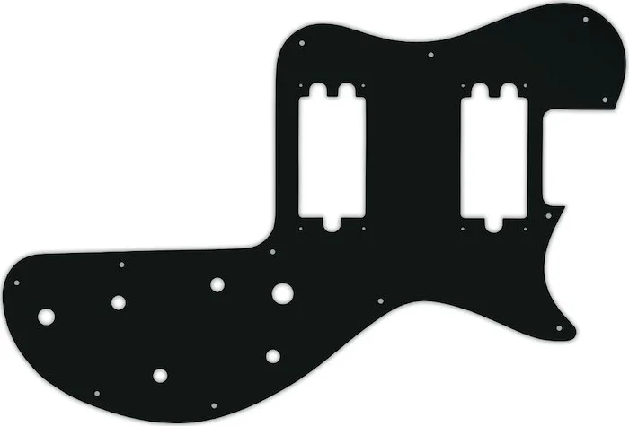 WD Custom Pickguard For Gibson 1980-1984 Sonex #01A Black Acrylic