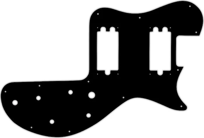 WD Custom Pickguard For Gibson 1980-1984 Sonex #03 Black/White/Black