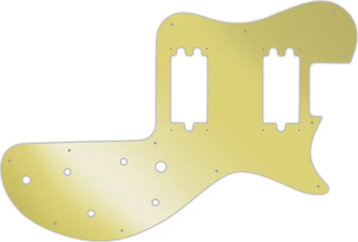 WD Custom Pickguard For Gibson 1980-1984 Sonex #10GD Gold Mirror