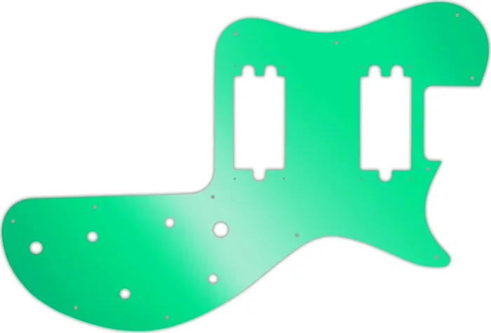 WD Custom Pickguard For Gibson 1980-1984 Sonex #10GR Green Mirror