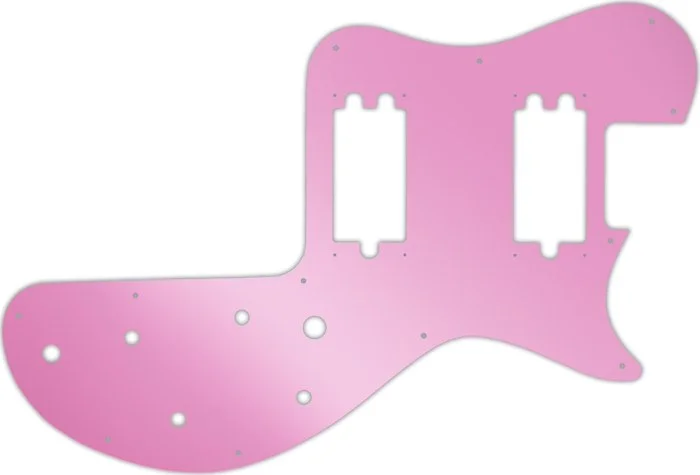 WD Custom Pickguard For Gibson 1980-1984 Sonex #10P Pink Mirror