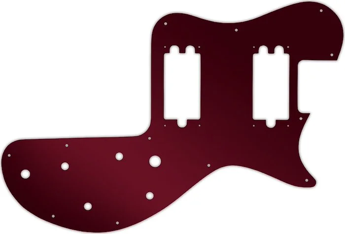 WD Custom Pickguard For Gibson 1980-1984 Sonex #10R Red Mirror