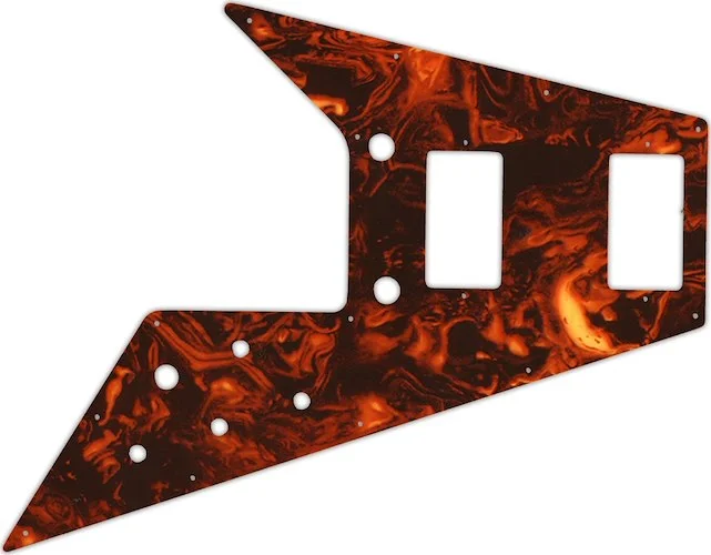 WD Custom Pickguard For Gibson 1989-Present Flying V '67 Reissue #05F Faux Tortiose