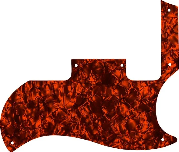 WD Custom Pickguard For Gibson 2010-2012 '60s Tribute SG Special #28OP Orange Pearl/Black/White/Black