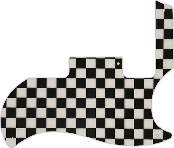 WD Custom Pickguard For Gibson 2010-2012 '60s Tribute SG Special #CK01 Checkerboard Graphic