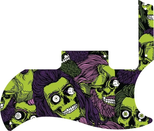 WD Custom Pickguard For Gibson 2010-2012 '60s Tribute SG Special #GHA02 Zombeard Graphic
