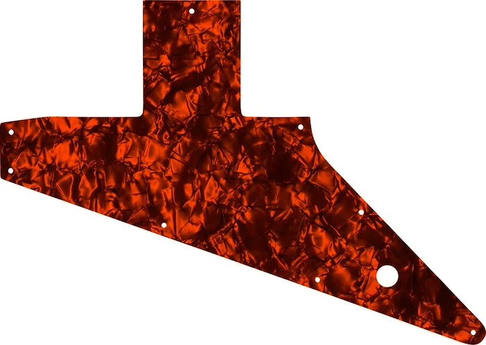 WD Custom Pickguard For Gibson 2010-2018 Explorer #28OP Orange Pearl/Black/White/Black