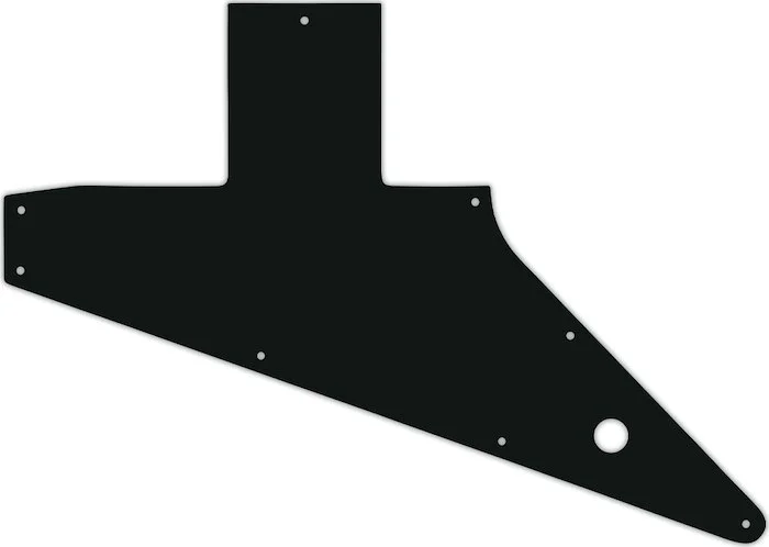 WD Custom Pickguard For Gibson 2010-Present Explorer #01A Black Acrylic