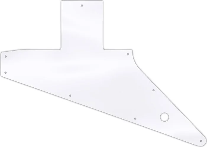 WD Custom Pickguard For Gibson 2010-Present Explorer #45T Clear Acrylic Thin
