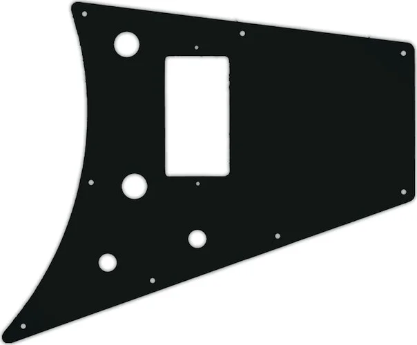 WD Custom Pickguard For Gibson 2011 Flying V Melody Maker #01A Black Acrylic