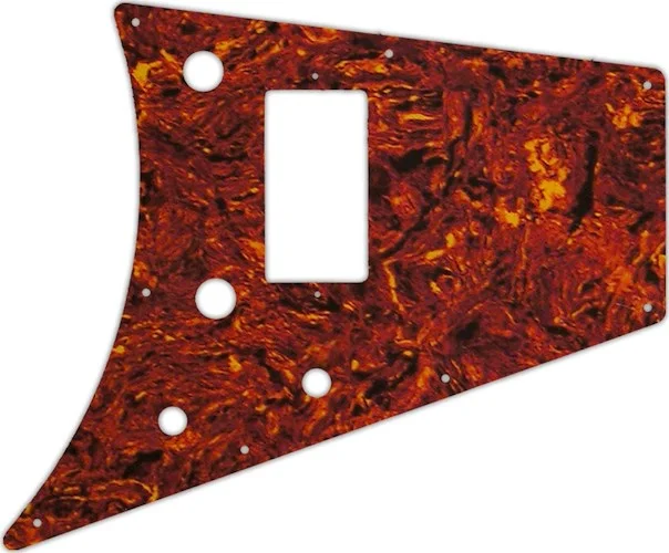 WD Custom Pickguard For Gibson 2011 Flying V Melody Maker #05P Tortoise Shell/Parchment