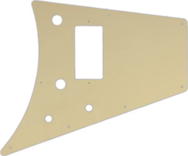 WD Custom Pickguard For Gibson 2011 Flying V Melody Maker #06T Cream Thin