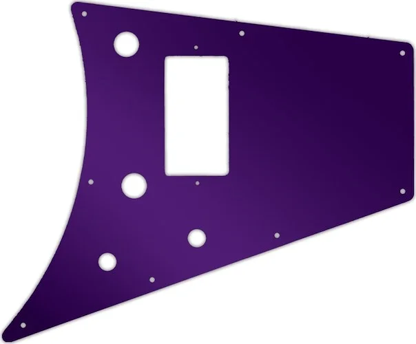 WD Custom Pickguard For Gibson 2011 Flying V Melody Maker #10PR Purple Mirror