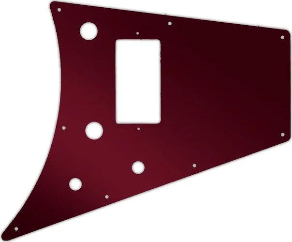 WD Custom Pickguard For Gibson 2011 Flying V Melody Maker #10R Red Mirror