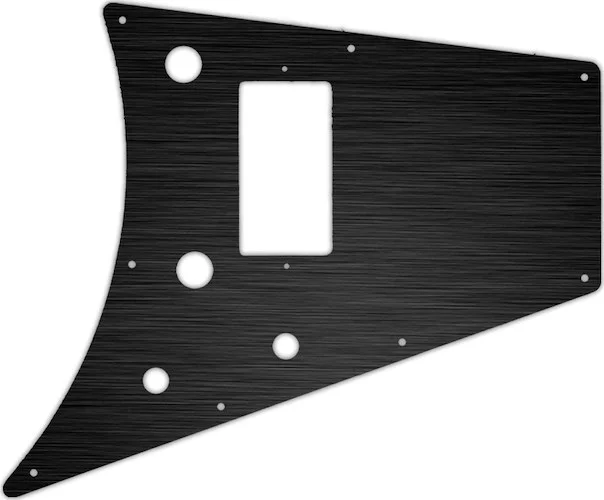 WD Custom Pickguard For Gibson 2011 Flying V Melody Maker #27 Simulated Black Anodized