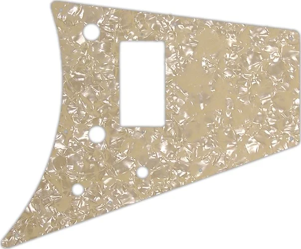 WD Custom Pickguard For Gibson 2011 Flying V Melody Maker #28C Cream Pearl/Cream/Black/Cream