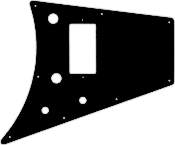 WD Custom Pickguard For Gibson 2011 Flying V Melody Maker #29T Matte Black Thin