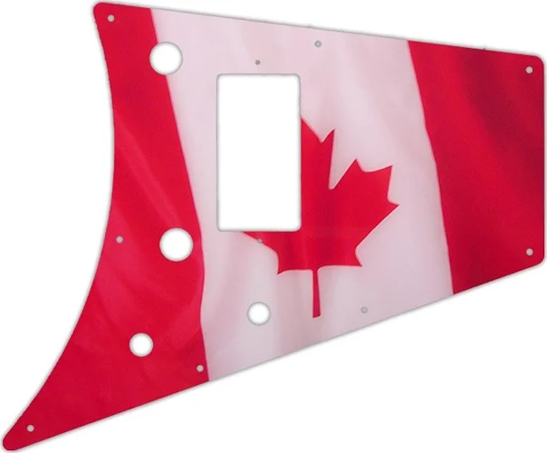 WD Custom Pickguard For Gibson 2011 Flying V Melody Maker #G11 Canadian Flag Graphic