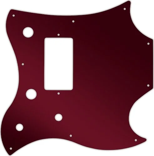 WD Custom Pickguard For Gibson 2011 SG Style Melody Maker #10R Red Mirror