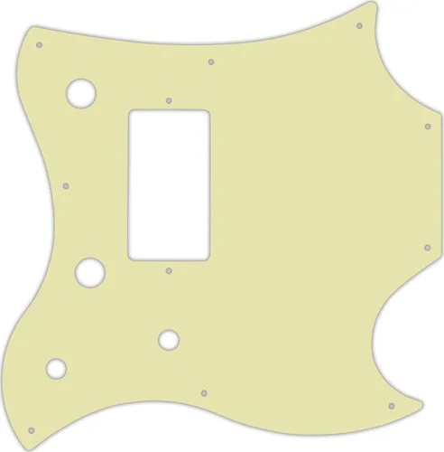 WD Custom Pickguard For Gibson 2011 SG Style Melody Maker #34 Mint Green 3 Ply