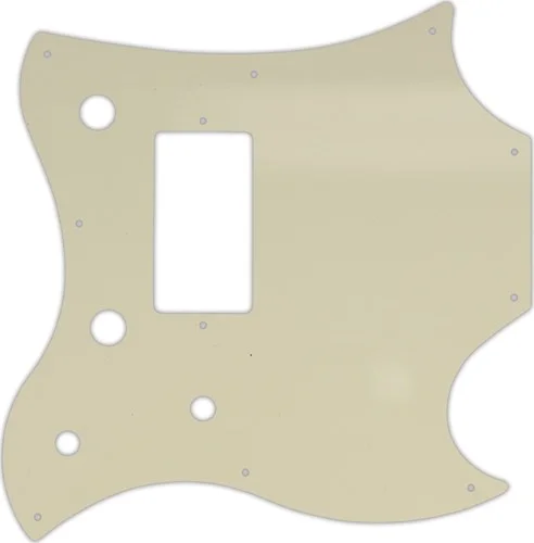 WD Custom Pickguard For Gibson 2011 SG Style Melody Maker #55T Parchment Thin