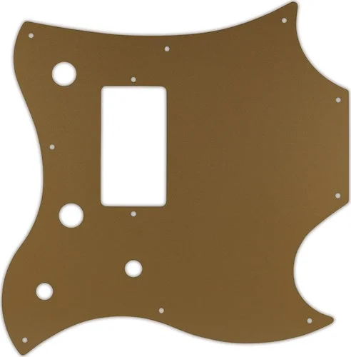 WD Custom Pickguard For Gibson 2011 SG Style Melody Maker #59 Gold/Clear/Gold