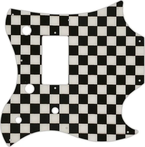 WD Custom Pickguard For Gibson 2011 SG Style Melody Maker #CK01 Checkerboard Graphic