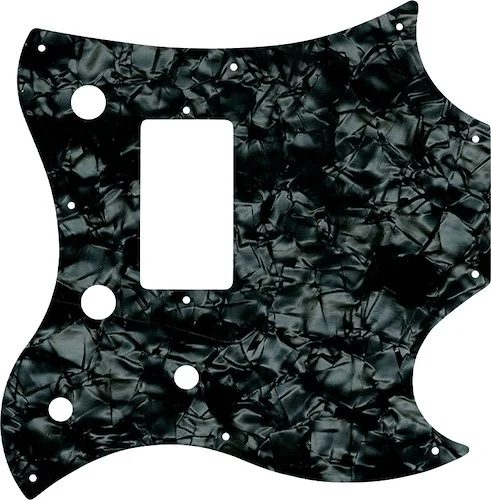 WD Custom Pickguard For Gibson 2011 SG Style Melody Maker #28JBK Jet Black Pearl