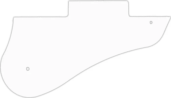 WD Custom Pickguard For Gibson 2012 Midtown Custom #02M White Matte