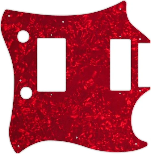 WD Custom Pickguard For Gibson 2014 Limited Edition Exclusive Run SG 24 Fret With Firebird Mini Humb