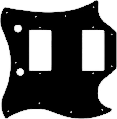 WD Custom Pickguard For Gibson 2017-2018 Modern SG Standard #03G Black/Green/Black