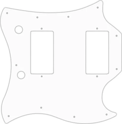 WD Custom Pickguard For Gibson 2017-Present Modern SG Standard #02 White