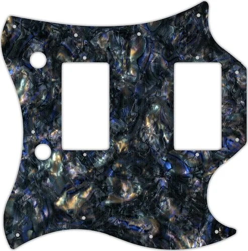 WD Custom Pickguard For Gibson 2017-Present Modern SG Standard #35 Black Abalone