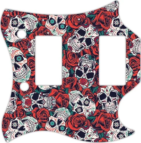 WD Custom Pickguard For Gibson 2017-Present Modern SG Standard #GS01 Dia De Muertos Calavera Skull &