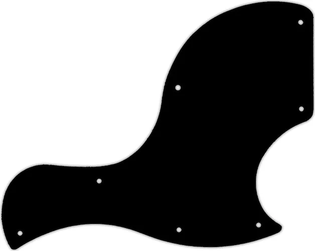 WD Custom Pickguard For Gibson 2018 SG Junior #03G Black/Green/Black