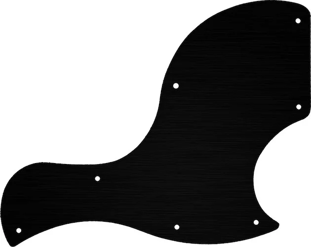 WD Custom Pickguard For Gibson 2018 SG Junior #27 Simulated Black Anodized