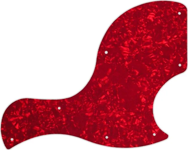 WD Custom Pickguard For Gibson 2018 SG Junior #28R Red Pearl/White/Black/White