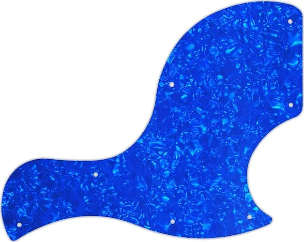 WD Custom Pickguard For Gibson 2018 SG Junior #28BU Blue Pearl/White/Black/White