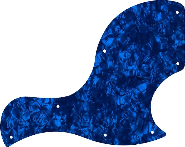 WD Custom Pickguard For Gibson 2018 SG Junior #28DBP Dark Blue Pearl/Black/White/Black