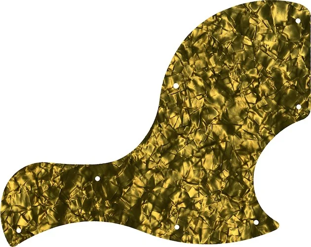 WD Custom Pickguard For Gibson 2018 SG Junior #28GD Gold Pearl/Black/White/Black