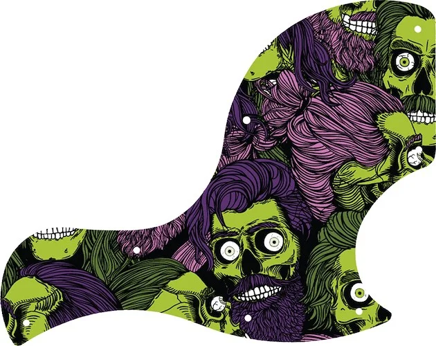 WD Custom Pickguard For Gibson 2018 SG Junior #GHA02 Zombeard Graphic