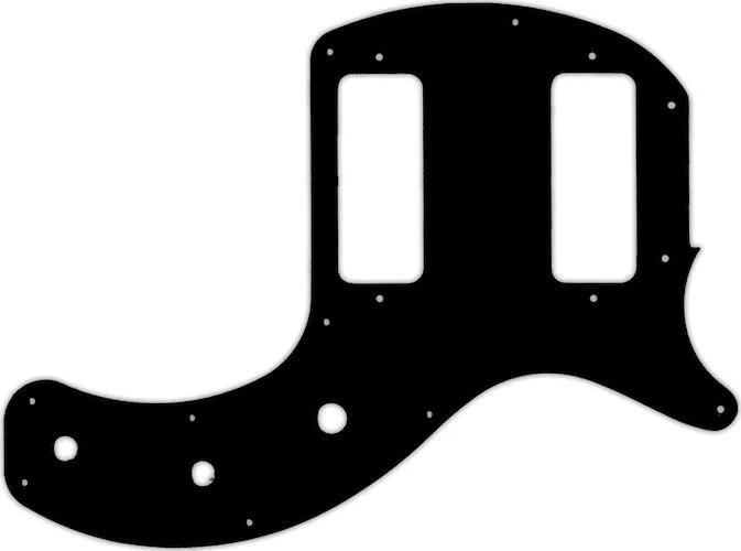 WD Custom Pickguard For Gibson 2019 Les Paul Special Tribute Double Cut #03 Black/White/Black